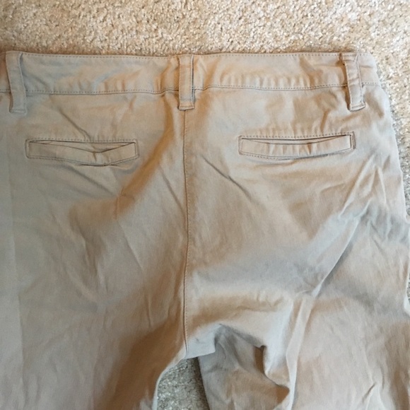 Larry Levine tan/khaki soft skinny pants - Picture 5 of 8